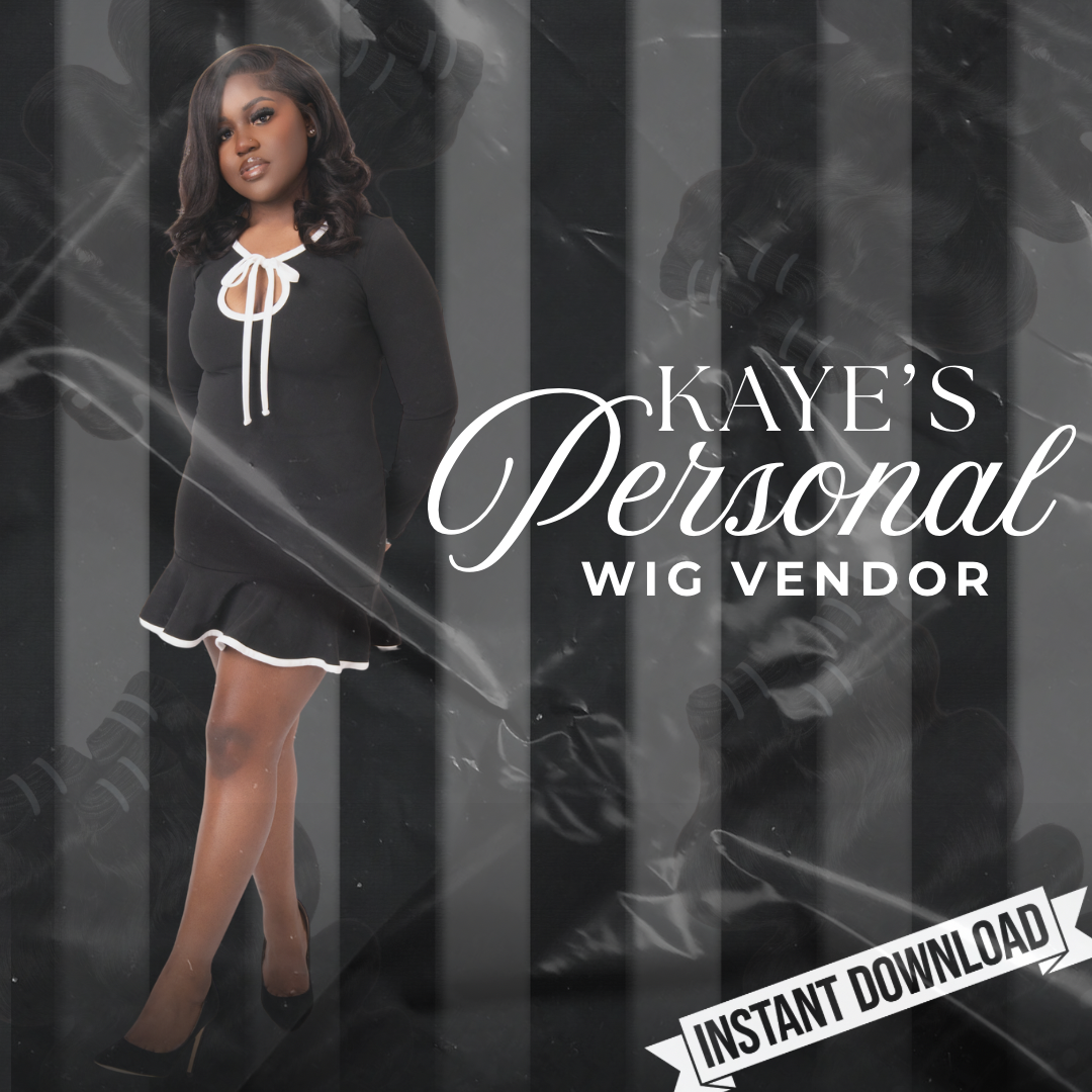 My personal wig vendor(virgin hair)